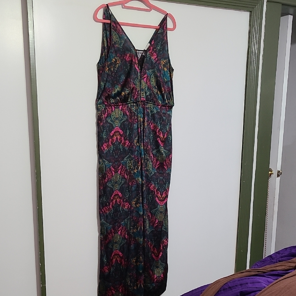 Elegant Multicolor Sleeveless Dress